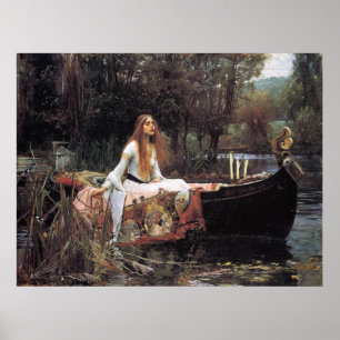 Poster de la dame de Shalott