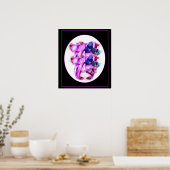 Poster de la dame du papillon pourpre/Imprimer 6 (Cuisine)