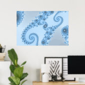 Poster de la danse bleue (Bureau à domicile)