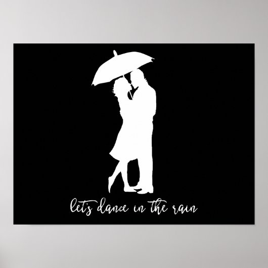 Poster de la danse dans la pluie (Devant)