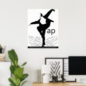 Poster de la danse sur la touche "Légendes" (Bureau à domicile)