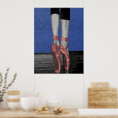 Poster de la danseuse de ballet (Cuisine)