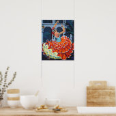 Poster de la danseuse flamenco (Cuisine)