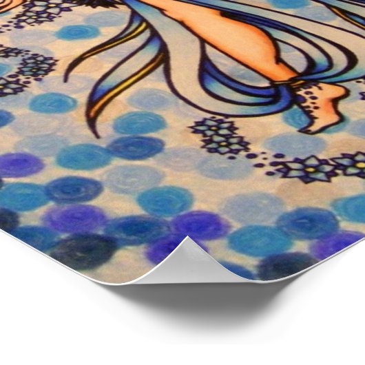 Poster de la danseuse Kalila Belly (Coin)