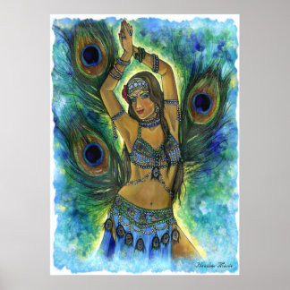 Poster de la danseuse Peacock