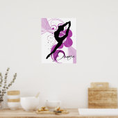 Poster de la danseuse Silhouette (Cuisine)