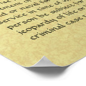 Poster de la Déclaration américaine des droits (Coin)