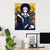 Poster de la déesse Cleo Egyptian Cobra Fearie (Bureau à domicile)