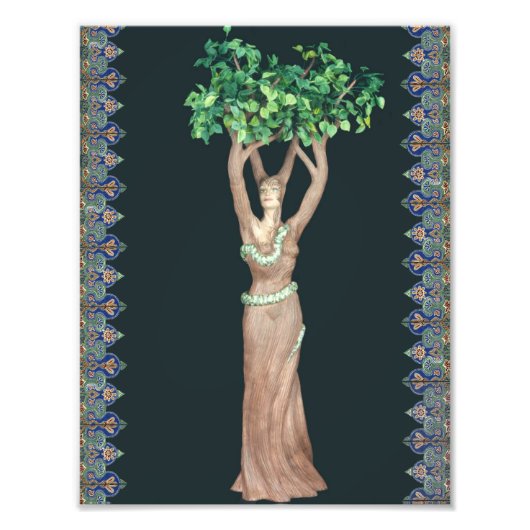 Poster de la déesse de l'arbre (Devant)