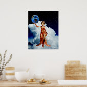 Poster de la déesse de l'univers (Cuisine)