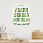 Poster de la déesse Green Garden (Cuisine)