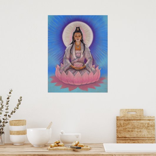 Poster de la déesse Kuan Yin Art (Cuisine)