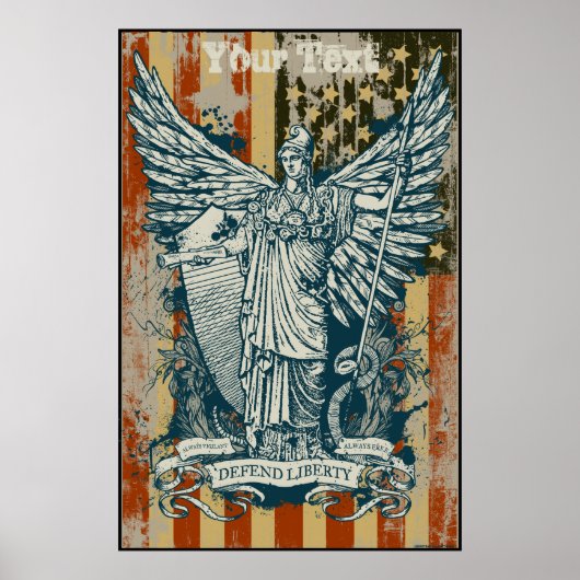 Poster de la déesse Libertas de Liberty (Devant)