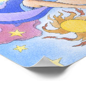 Poster de la déesse Lune (Selene) (Coin)