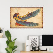 Poster de la déesse Ma'at (Bureau à domicile)
