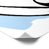 Poster de la diapositive de poule en pingouin (Coin)