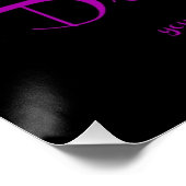 Poster de la discipline de la tulipe pourpre (Coin)