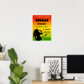 Poster de la discothèque de soirée Reggae (Bureau à domicile)