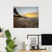 Poster de la escapade hawaïenne (Bureau à domicile)