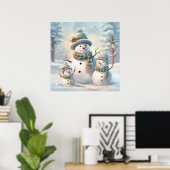 Poster de la famille Snowman (Bureau à domicile)