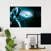 Poster de la Faucheuse (Bureau à domicile)