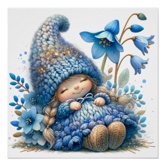 Poster de la fée Cute Bluebell (Devant)