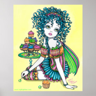 Poster de la fée de gâteau de la Coupe de beurre