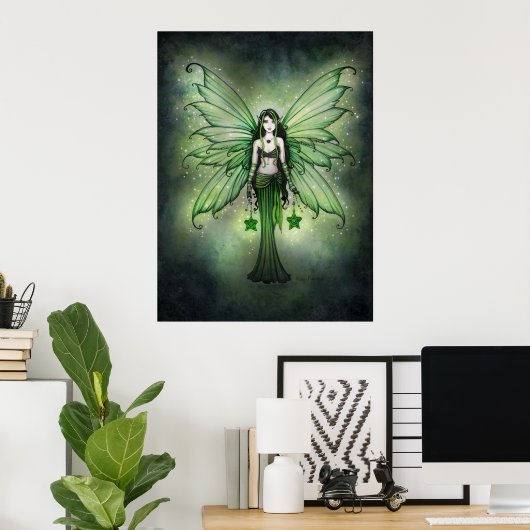 Poster de la fée Emerald Star (Bureau à domicile)