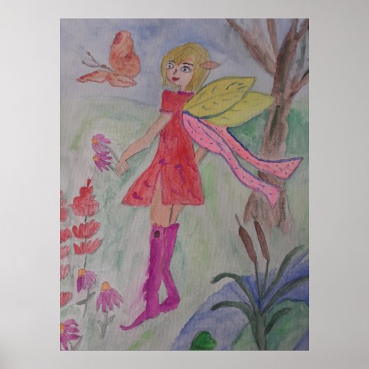 Poster de la fée papillon (Devant)