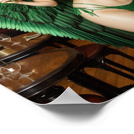 Poster de la Fée verte Absinthe (Coin)