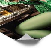 Poster de la Fée verte Absinthe (Coin)