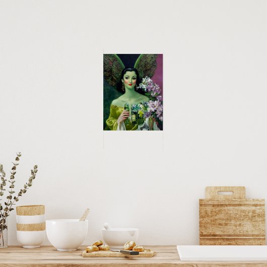 Poster de la Fée verte Absinthe (Cuisine)