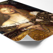 Poster de la femme avant-Raphaelite Vanity (Coin)