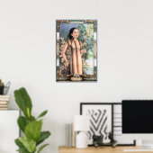 Poster de la femme chinoise Cigarette publicitaire (Bureau à domicile)