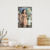 Poster de la femme chinoise Cigarette publicitaire (Cuisine)