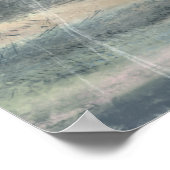 Poster de la femme du coucher du soleil (Coin)