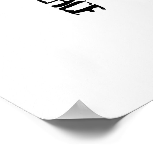 Poster de la femme en prière en noir 20x16 (Coin)