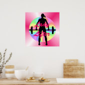 Poster de la femme Lady Lifter (Cuisine)