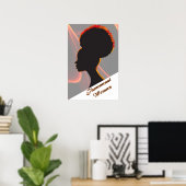 Poster de la Femme Phénoménale (Bureau à domicile)