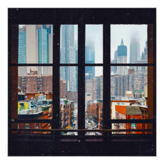 Poster de la fenêtre de New York