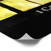 Poster de la fenêtre d'or Lumière et Ombres (Coin)