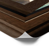 Poster de la fenêtre Faux Grotte d'eau paisible (Coin)