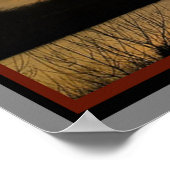 Poster de la fenêtre Pittoresque du coucher de sol (Coin)