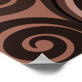 Poster de la ferme Brown ferme frond Curls (Coin)