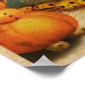 Poster de la ferme Citrouille d'Halloween vintage  (Coin)