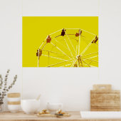 Poster de la Ferris Wheel jaune (Cuisine)