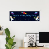 Poster de la fête d'anniversaire (Bureau à domicile)