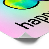 Poster de la fête d'anniversaire de l'Empreinte de (Coin)