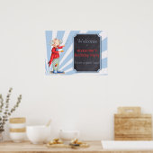 Poster de la fête d'anniversaire du Cirque Clown (Cuisine)