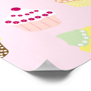 Poster de la fête de Cupcake